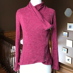 Maurices sweater with side zip
